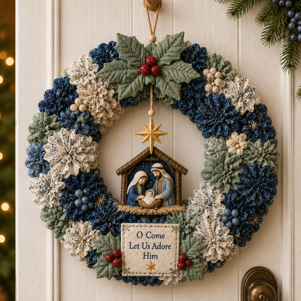 š 3D Fabric Poke Wreath DIY Kit