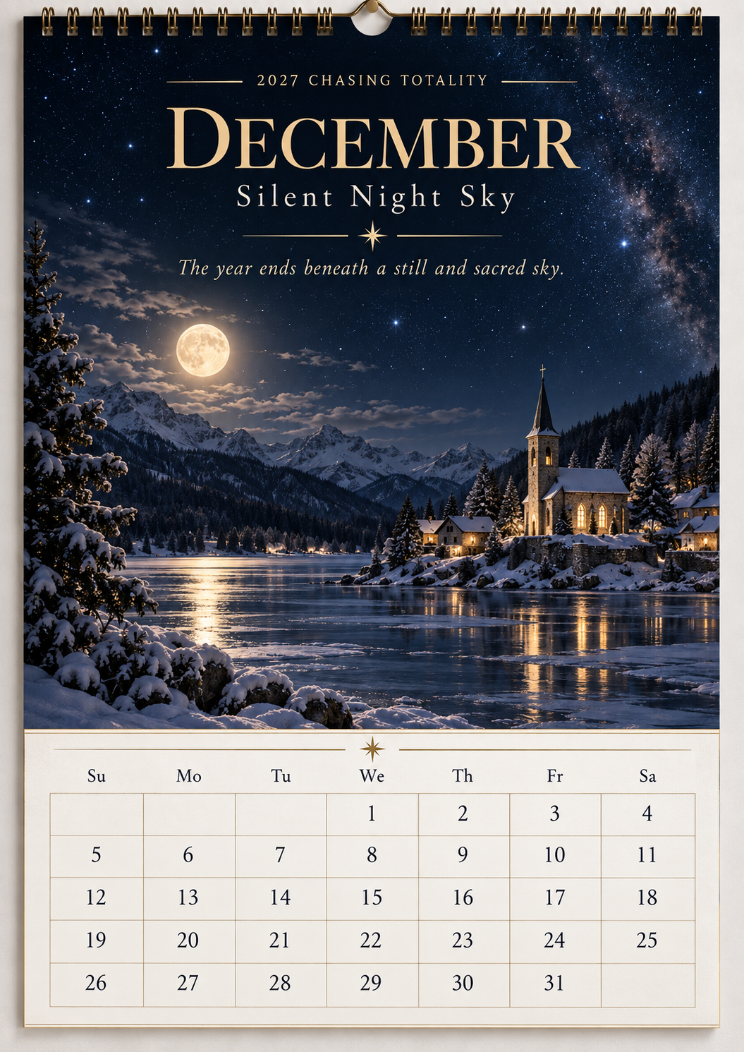 2027 Chasing Totality™ Calendar-A Year Beneath Extraordinary Skies