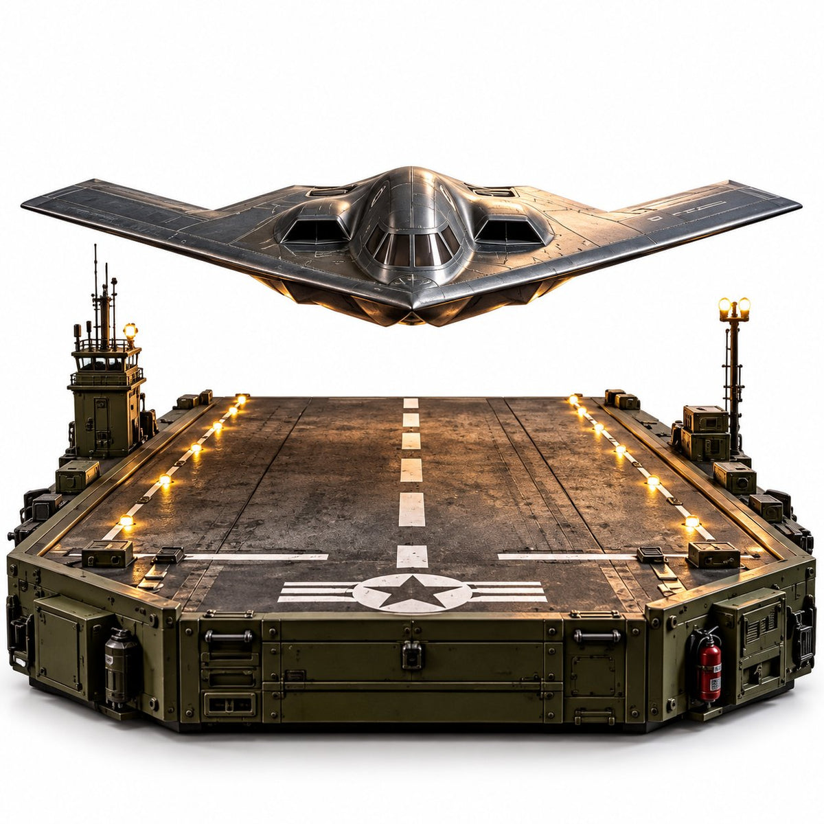 ✈️ Magnetic Levitation Fighter Jet Model