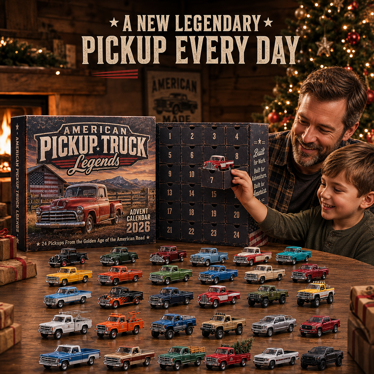 🛻 Pickup Truck Legends Advent Calendar 2026