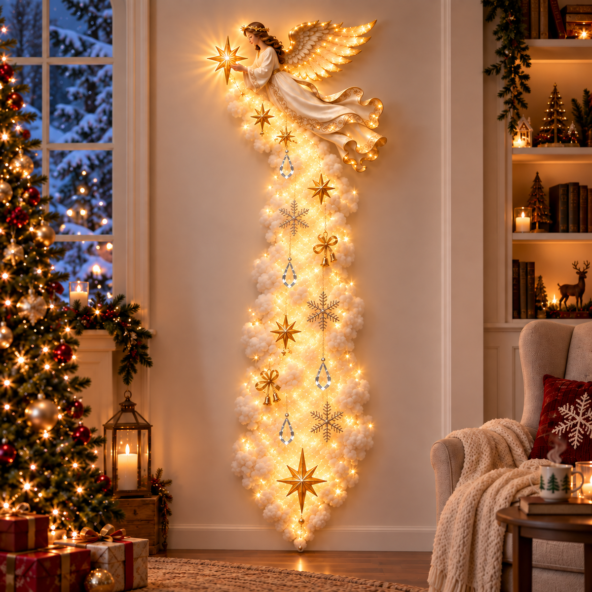 🙏 Heaven’s Blessing™ Christmas Wall Light Collection | 6 Faith-Inspired Designs