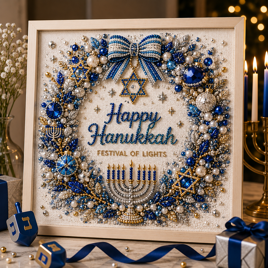 Blue Wreath of Light
