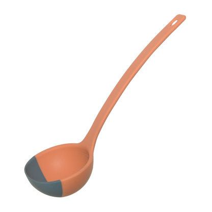 🥄 Soft-Edge Silicone Ladle – Scoop, Scrape & Measure Every Last Drop ✨