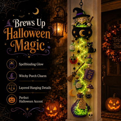 🎃✨ Haunted Glow Cascade Door Hanger Collection 👻🕯️