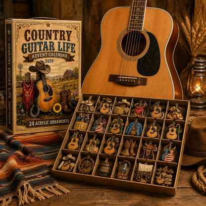 Country Music Advent Calendar 🎸 24 Days of Guitar & Western Christmas Magic