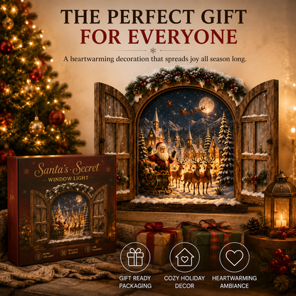 Santa’s Secret Christmas Window 🎄 Bring the Magic of the North Pole Home