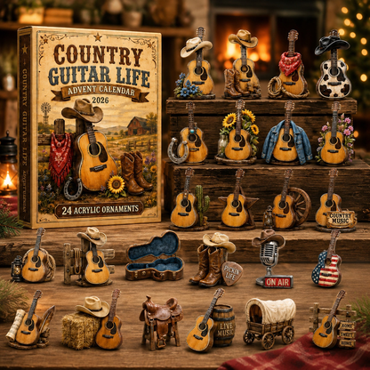 Country Music Advent Calendar 🎸 24 Days of Guitar & Western Christmas Magic