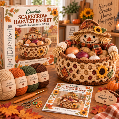 Harvest Keeper Harvest Basket Crochet DIY Kit