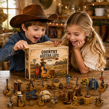 Country Music Advent Calendar 🎸 24 Days of Guitar & Western Christmas Magic