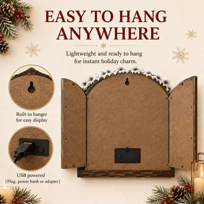 Santa’s Secret Christmas Window 🎄 Bring the Magic of the North Pole Home