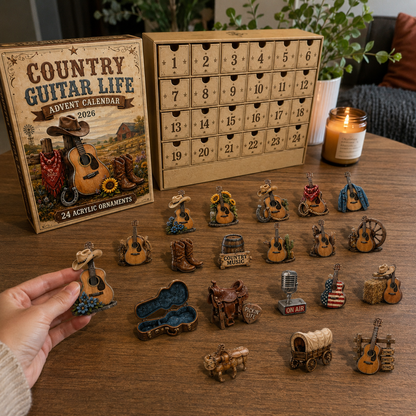 Country Music Advent Calendar 🎸 24 Days of Guitar & Western Christmas Magic