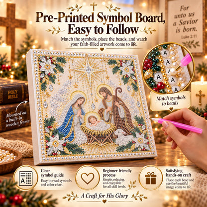 🙏✝️DIY Christian Pearl Artwork Kit✈️ Buy 3+ Get Free Shipping
