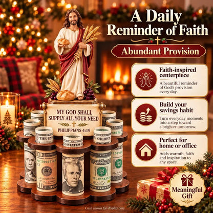 🙏 Bible Verse Savings Challenge Stand | 6 Faith-Inspired Designs