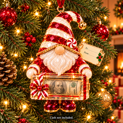 Christmas Gnome Money Holder Ornaments – 6 Festive Designs with Gift Tags