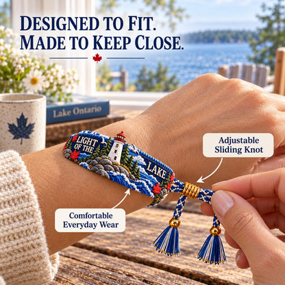 🌊 Lake Ontario Forever™ Embroidered Keepsake Bracelet 🍁