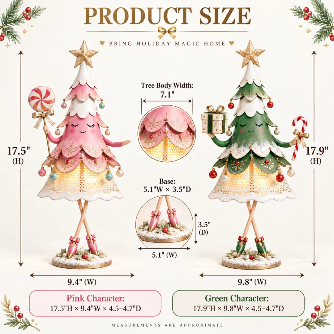 Sugarplum Tree Lady – Lighted Whimsical Christmas Décor