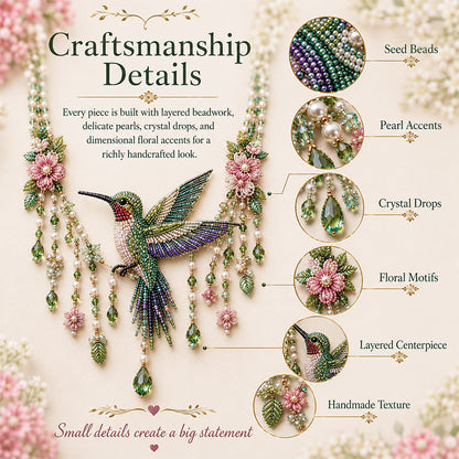 DIY Beaded Statement Necklace Kit ✨🧵