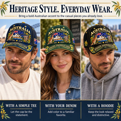 🦘Australia 125th Anniversary 1901–2026 Commemorative Cap