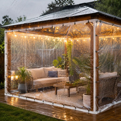 🔥LAST DAY 50% OFF - 🌧️ RainShield Pro™ Transparent Waterproof Tarp – Heavy-Duty Outdoor Cover with Secure Grommets