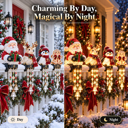 🎄 Weihnachtslichter fürs Verandageländer – 4 festliche Figuren-Designs