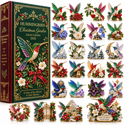 24 Days of Joy in Bloom — Hummingbird Christmas Garden Advent Calendar 2026