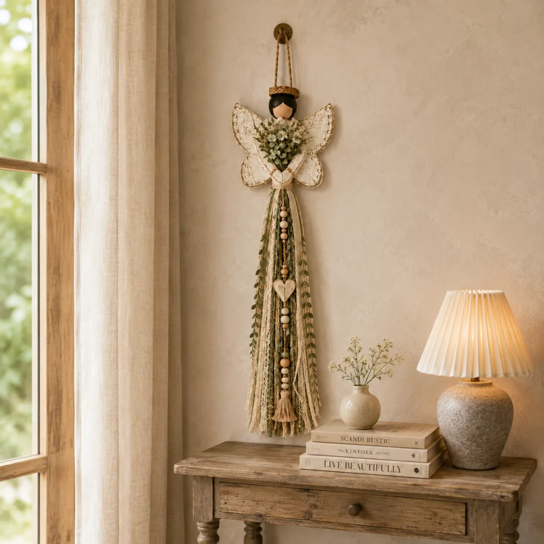 Grace In Bloom Angel Wall Hanging