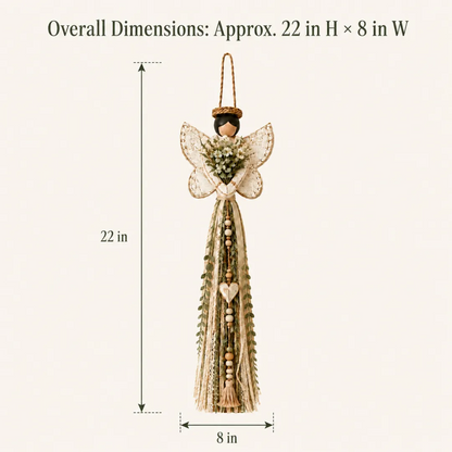 Grace In Bloom Angel Wall Hanging