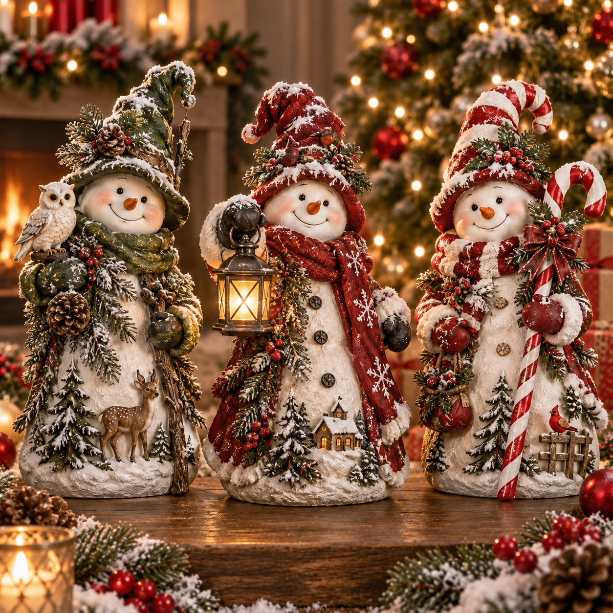 ☃️ Snowman Forest Keeper Christmas Collection | 3 Enchanted Winter Characters