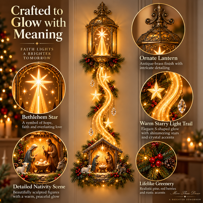 ✨ Bethlehem Guiding Light™ ✝️ Christmas Nativity Wall Decor