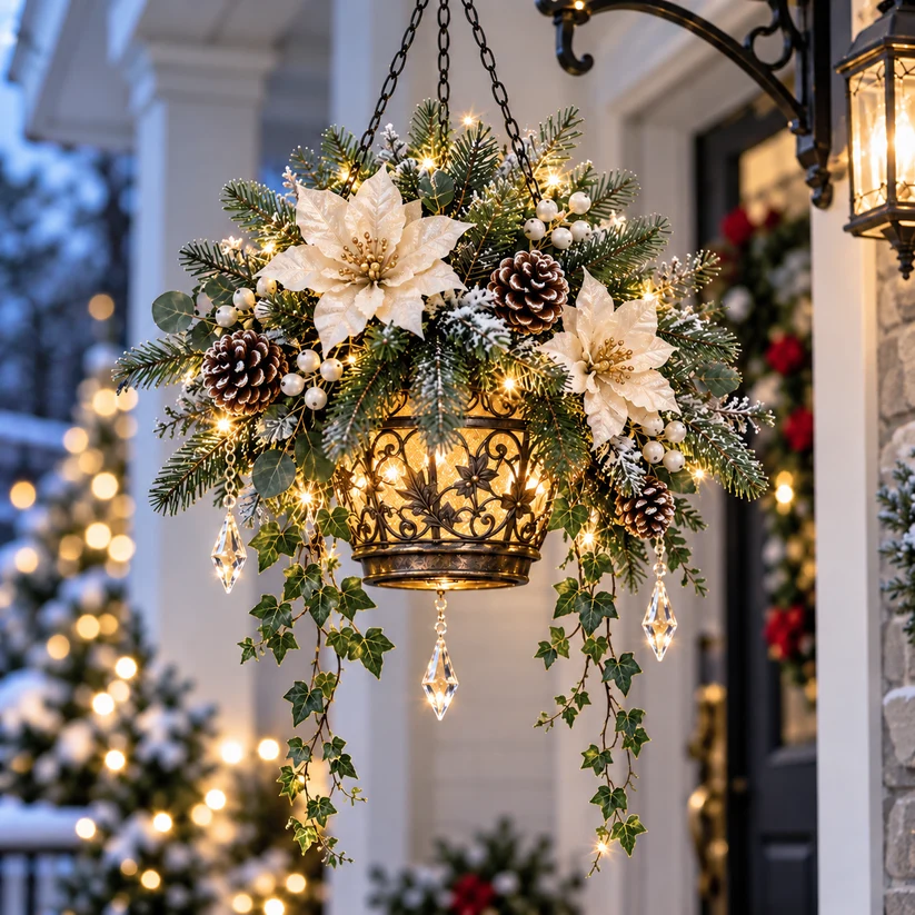 Ivory Poinsettia Glow