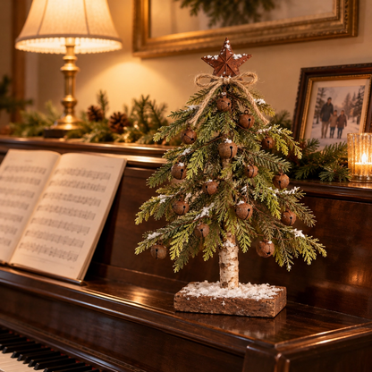🎄Snow-Kissed Bell & Star Christmas Tree⭐
