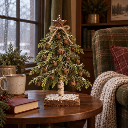 🎄Snow-Kissed Bell & Star Christmas Tree⭐