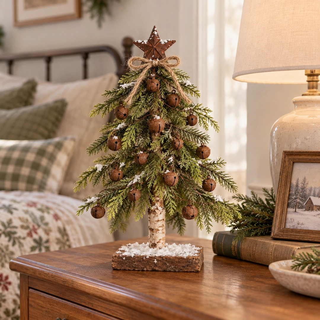🎄Snow-Kissed Bell & Star Christmas Tree⭐