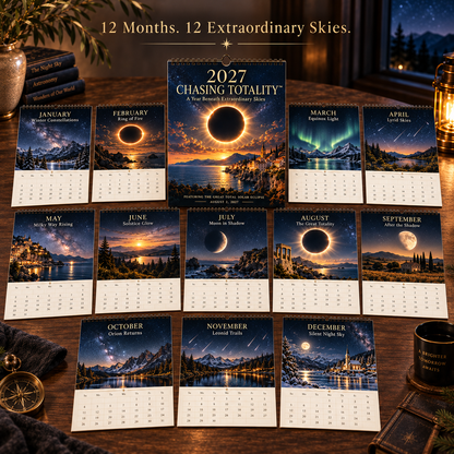 2027 Chasing Totality™ Calendar-A Year Beneath Extraordinary Skies