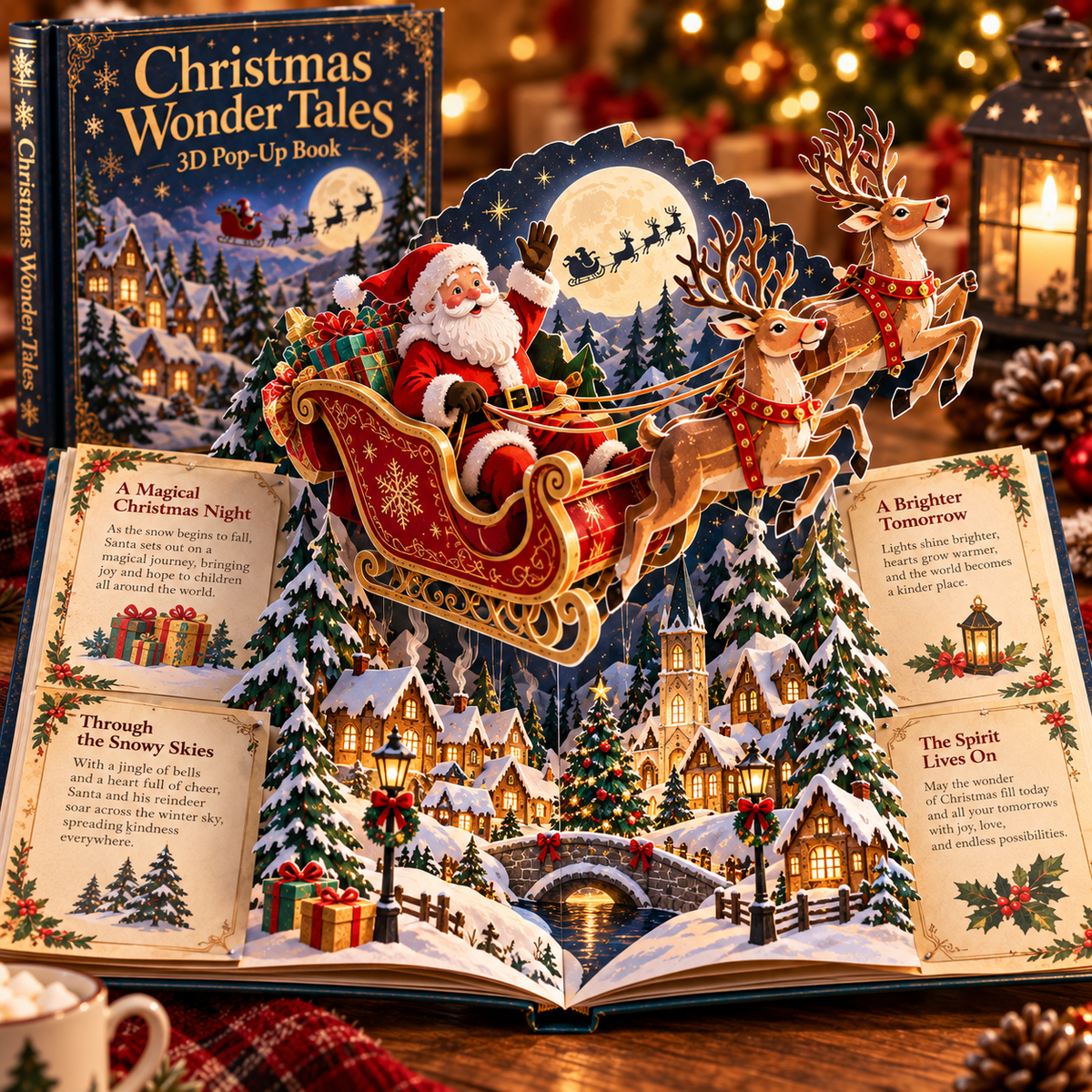 ⭐2026 USA Sale: Up to 50% OFF -3D Christmas Wonder Tales Pop-Up Book
