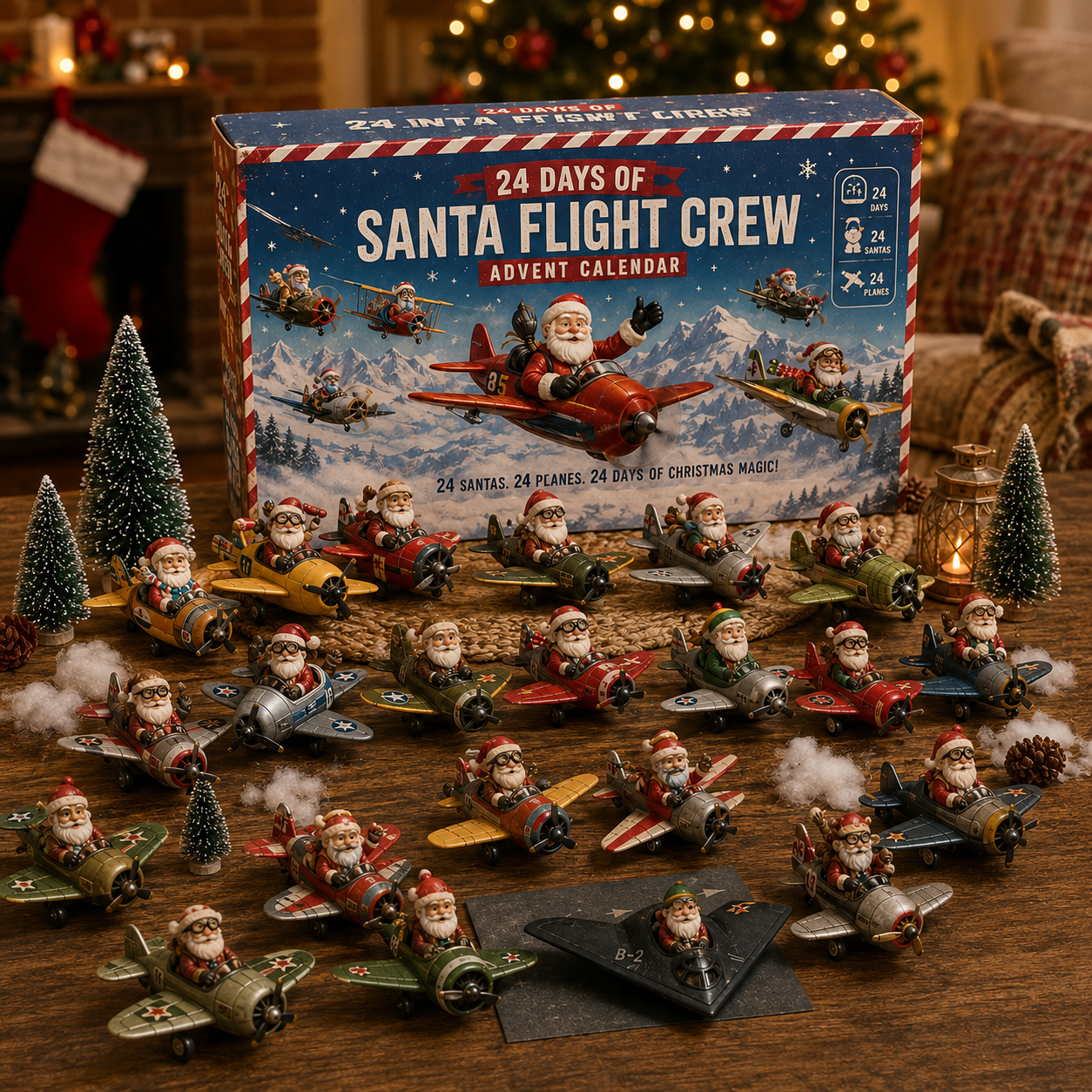 🎅✈️ Santa Flight Crew Advent Calendar