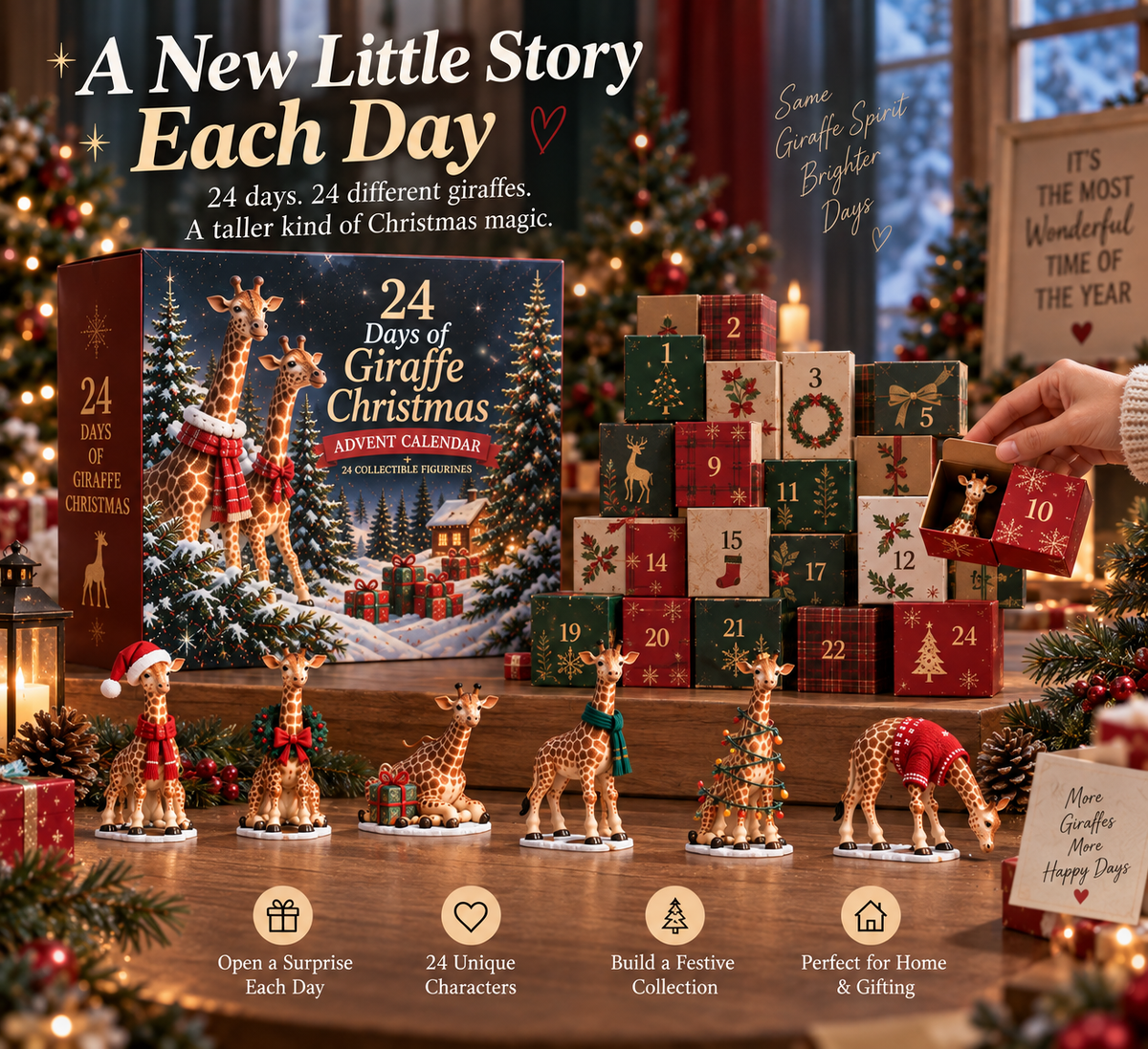 🦒 Tall Tales of Christmas™ | 24-Day Giraffe Advent Collection