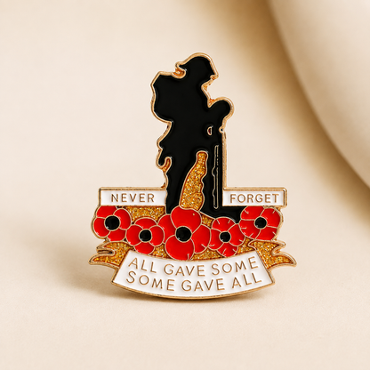 🔥Last Day 49% OFF- 🌺 Red Poppy 111th Anniversary Remembrance Brooch