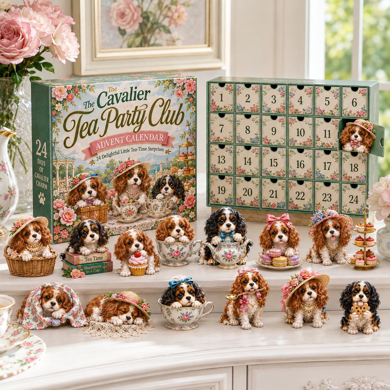 🐾Cavalier Adventures 24-Day Advent Calendar – 6 Themed Collections ✨