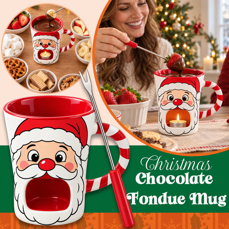 🎅🍫 Santa’s Sweet Melt™ Christmas Chocolate Fondue Mug