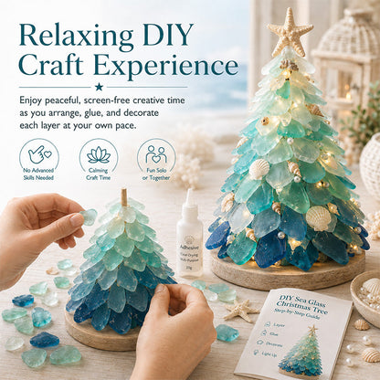 🌊🎄DIY Sea Glass 3D Christmas Tree Kit