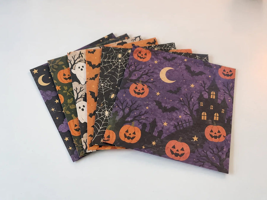 Halloween paper craft kit presentation