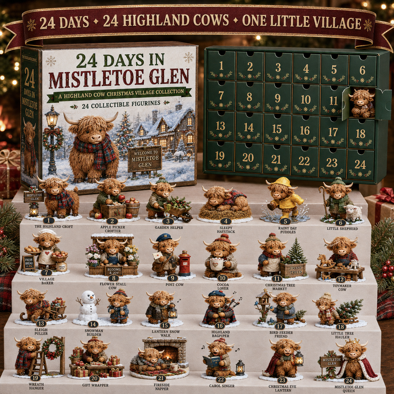 ⏰Limited Stock 50% OFF - 🎄🐶 2026 French Bulldog Advent Calendar – 24 Days of Frenchie Mischief