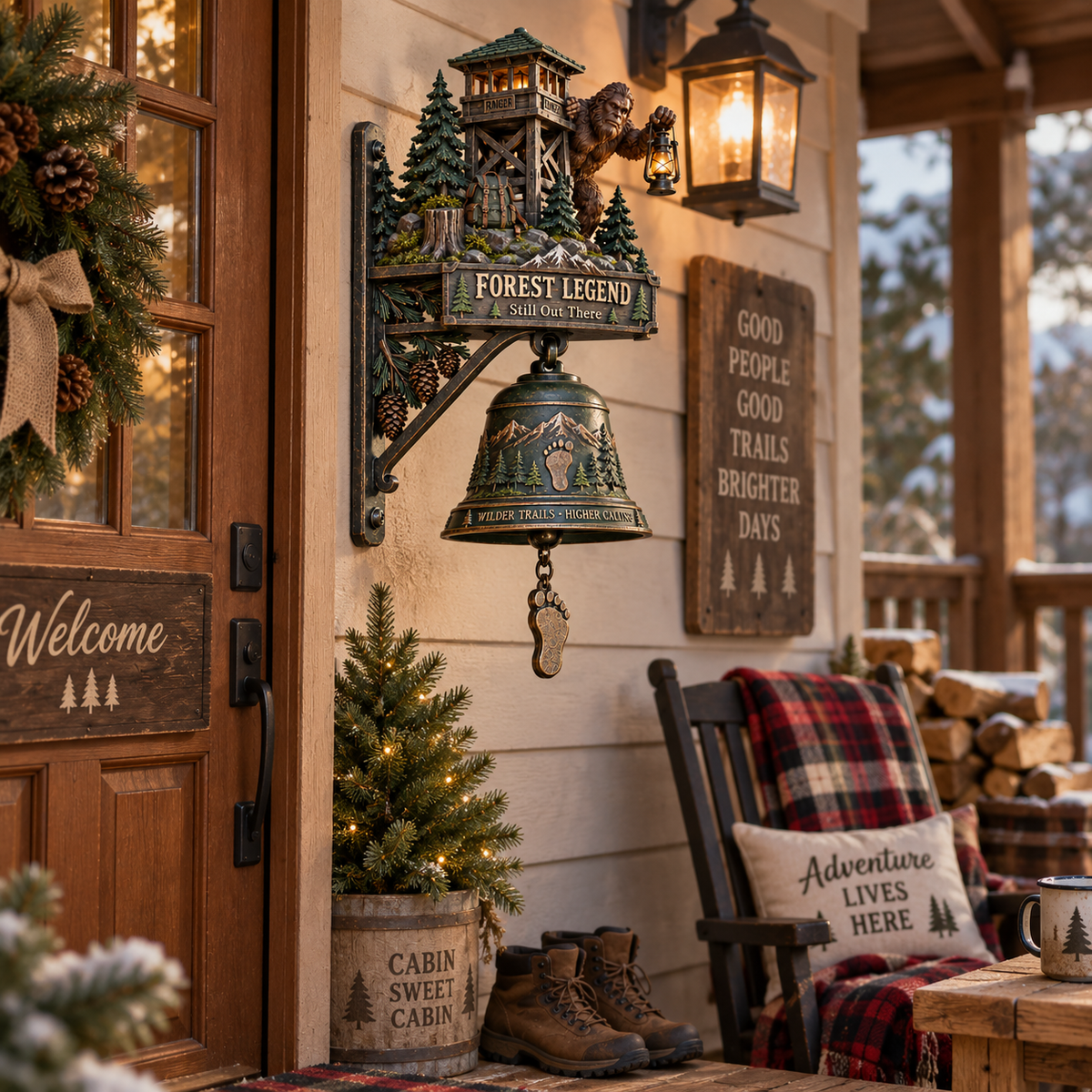 ⏰Limited Stock 50% OFF - 🌲🔔 Bigfoot Forest Ranger Doorbell