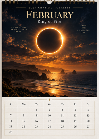 2027 Chasing Totality™ Calendar-A Year Beneath Extraordinary Skies