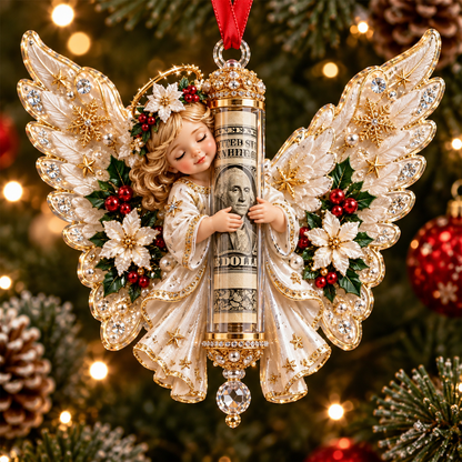👼Christmas Angel Cash Holder Ornament