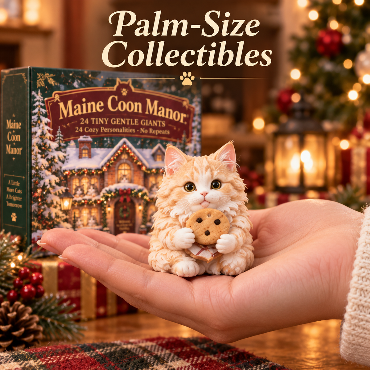 🐈 Maine Coon Manor™ – 24 Tiny Gentle Giants, 24 Unique Maine Coon Collectibles