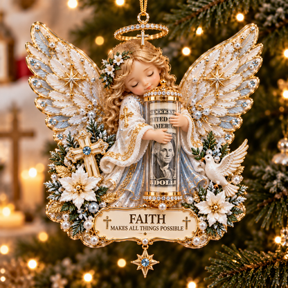 👼Christmas Angel Cash Holder Ornament