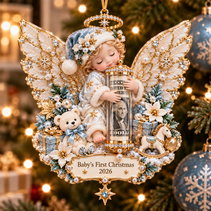 👼Christmas Angel Cash Holder Ornament