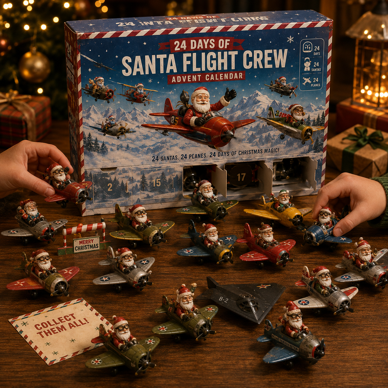 🎅✈️ Santa Flight Crew Advent Calendar